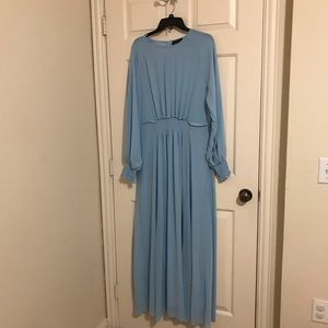 Refka Maxi light blue Dress